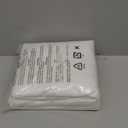 Amazon Basics Ultra-Soft, Breathable Microfiber 4-Piece Bed Sheet Set, Wrinkle-Free, Machine Washable, King Size, Bright White Striped