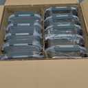 VERONES 10 Pack 22 OZ Glass Meal Prep Containers, Airtight Glass Lunch Containers Set, Glass Food Storage Containers with Lids,Exclusive of BPA, for Microwave, Oven, Freezer & Dishwasher Friendly,Grey