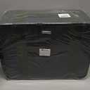 Relavel Extra Large Makeup Case Professional Cosmetic Storage Organizer Box Brush Holder with 4 Clear Set Bags & Lipstick Plate for Makeup Artists with Shoulder Strap & Adjustable Dividers (Black)