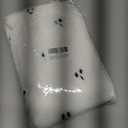 Halloween Pillow Covers 18x18 inch Set of 2 White Ghost Throw Pillow Cases Soft Plush Faux Fur Wool Couch Cushion Case for Chair Sofa Bedroom Living Room Home Decor