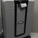 Travel Sentry 
Luggage Foldable Suitcases 3-speed Adjustable Trolley Carry On Luggage Front Open Suitcase With Universal Wheel Boarding Luggage,Blue&Grey