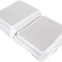 SUPPORT PLUS Stackable Bathtub Steps for Seniors Toilet Stool Bed Steps for High Beds for Adults - Set of 3 Steps