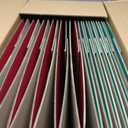 Flipside Products Mini 18" 1 Ply Corrugated Red and Green Project Boards for Christmas Crafting Projects, Holiday Events, Trifold Presentations for School Projects and Arts and Crafts, Pack of 12