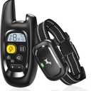 Dog Shock Collar with Remote Control- [Newly Upgraded] Dog Training Collar for Small Medium Large Dogs, Electric Collar for Dogs Training Rechargeable, Waterproof E Collars with Shock-Lock Keypad (1-PACK, Black)