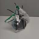 MyGift Black Metal Rotating Necklace and Bracelet Organizer Jewelry Stand with 8 Hooks and Adjustable Height, Multipurpose Accessory Keychain Holder Display Rack for Retail (Black (1 Tier))