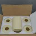 Kira Home Villa 5.5" Amber Glass Shades, Replacement Glass, 1.75" Fitter Size, 4" x 5.5", 6-Pack