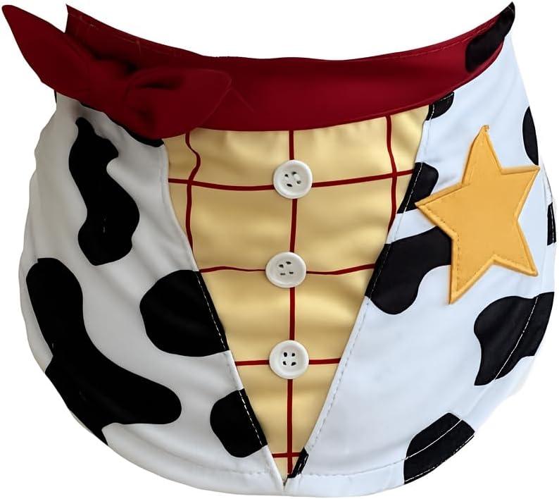ComfyCamper Sheriff Neck Collar Costume for Dogs - XS XXL Western Cowboy Pet Outfit Bandana Cosplay Halloween, M