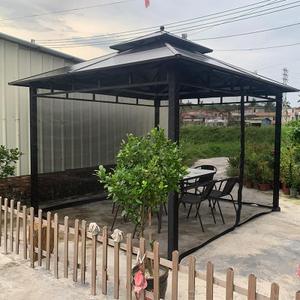 10x10 Replacement Mosquito Netting for Pop-Up Canopy Tent, Sidewall Screen with Zipper Universal Black
