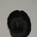 BECUS Pixie Cut Hair Toppers for Women with Bangs, Clip-On Hairpieces, Wig Toppers for Thinning Hair, Synthetic Black Hairs Pieces for Black Women, Daily Use (Black)