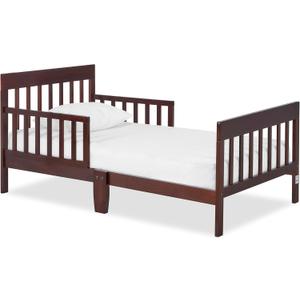 Dream On Me Finn Toddler Bed, GREENGUARD Gold, Pinewood, Espresso