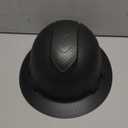 Pyramex Ridgeline Full Brim Hard Hat 4 Point Ratchet Matte Black Graphite Pattern