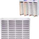 Krafetto 40 Grids Diamond Painting Tray Organizer Holder Drill Pen & Multi-Boat Tray Storage Rack Art Diamond Painting Accessories Kits, for Big Size Trays
