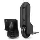 Zoofen Luggage Replacement Wheels 2 pcs Luggage Rear Wheels Suitcase Repair Kit Black(ZD-047)