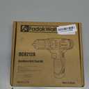 FADAKWALT Cordless Drill Set, 12V Power Drill Set with Battery and Charger, Electric Driver/ Drill Bits, 3/ 8'' Keyless Chuck, 21+1 Torque Setting, 180 inch-lbs, with LED Electric Drill Set (Green)