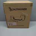 Toilet Seat Risers for Seniors, Adjustable Anti-Slip Handles & Thickened Cushion, Handicap Elevated Toilet Seat with Handles Over Toilet, Adjustable Height & Width, 300 lbs, Black