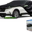 Custom-Fit for Honda Car Cover, Automobiles All Weather Waterproof, Car Cover All Weather Snowproof UV Protection Windproof Outdoor Full car Cover (for Honda CR-V)