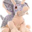 Wild Republic Triceratops Plush, Dinosaur Stuffed Animal, Plush Toy, Gifts For Kids, Cuddlekins 12", Multicolor, Model:10960