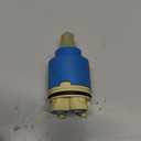 Ceramic Faucet Cartridge Replacement, Blue Diameter 35 mm Universal Water Spout Replacement Waterfall Faucet Valve Single Handle Basin Shower Water Tap Parts