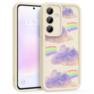 FUXICASE Case for Samsung Galaxy A35 5G, Silicone Shockproof Cover Women