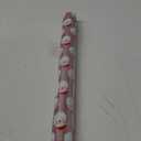 WRAPAHOLIC Reversible Christmas Wrapping Paper - Mini Roll - 17 Inch x 33 Feet - Santa Claus Wrapping Paper and Solid Rose Gold Design with Metallic Foil Shine for Chrsitmas, Holiday, Party