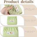 Jeffdad 6Pcs Corduroy Elastic Hair Tie Organizer, Cute Makeup Purse Portable Travel Organizer Bag Multipurpose Cosmetic Accessories Storage 6 Colors