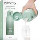 Momcozy Portable Bottle Warmer for Travel – Dual Heating Modes for Breast Milk & Water, Portable Milk Warmer with Fast Heating & Long Battery Life, 17 Ounces Large Capacity to Meet Your All-Day Needs