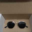 SOJOS Square Polarized Sunglasses for Women Men Small Hexagonal Polygon Shades SJ1072 (Black)