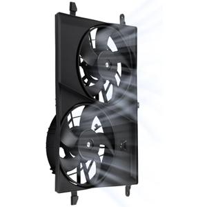 621-390 Electric Radiator Condenser Engine Dual Cooling Fan Fit for 2008-2017 Buick Enclave for 2009-2017 Chevrolet Traverse for 2007-2017 GMC for Acadia V6 3.6L