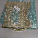 HZDHCLH 12inch Wall Clocks Battery Operated,Quartz Movement,Silent Non Ticking Modern Wall Clock for Living Room Bedroom Kitchen Office School Classroom Decor Green Gold