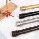 TONIAL 1 Inch Double Curtain Rods for Windows, 72 to 144 Inch, Silver