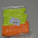 Women's Neon Scrunch Crew Socks 80s 90s Retro 3-Pack Cotton Stacked Boot Calf Cozy Ribbed Slouchy Socks Size 5-10 (2-neon Green/1-neon Orange)