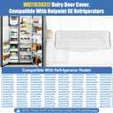WR22X10012 WR71X38317 Refrigerator Dairy Door Compatible With Hotpoint GE Dairy Bin Cover, Refrigerator Door Dairy Replaces AP7175676 AH295579 EA295579 879748 AH295579 PS16619589