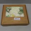 Ling's moment Fake Flowers Box, Faux Artificial Greenery Stems Foam Roses Dahlia Silk Peony Fabic Flower for Centerpieces Bouquet Wedding Vase Floral Arrangement Decoration, Ivory & Sage, Grand Combo