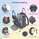 RUVALINO Diaper Bag Backpack, Multifunction Travel Pack Maternity Baby Changing Bags, Large Capacity, Waterproof, Dark Gray | Multifunction, Travel Pack, Maternity, Baby Changing Bags, Waterproof