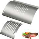 PB1285KC Flame Broiler Kit for Pit Boss KC Combo Pellet Grills, PB1285KC Replacement Parts Compatible with Platinum KC(PB1285KC), PB1020NX, Charleston 1020 Series, Includes Main Plate, Sliding Lid