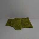 Lime Green Bathroom Rug Set - Extra Soft 3 Piece Anti-Slip Bath Mats, Plush Chenille Shaggy Mat for Living Room, Bedroom, Floor - Water Absorbent Soft Rug