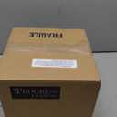 Progress Lighting 1-Light Indoor and Outdoor Flush Mount Ceiling Light, Interior and Exterior Ceiling-Mount Light Fixture for Porch Light, Patios, Garages, Hallways, Non-Metal, 8-1/4" by 4-3/4", Black (8.25-Inch Diameter x 4.75-Inch Height)