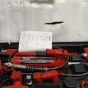 4 T Hydraulic Jack Kit, Porta Power Kit with 4.6 ft/1.4 m Oil Hose, Portable Hydraulic Jack with Storage Case for Automotive, Garage, Farm, Heavy Equipment, Mechanic