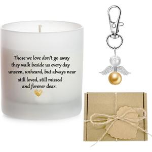 Sympathy Gifts for Loss of Loved One Dad Mom Husband Sister Friend Son Child Dog, Bereavement Gifts, Thinking of You, Get Well Soon, Grief Gift, Cheer Up, Comfort Condolence Candle, Remembrance Angel