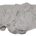 Head/Front Tag Side Up, Size Queen, White