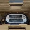 Hamilton Beach 2 Slice Extra Wide Slot Toaster with Bagel & Defrost Settings, Shade Selector with 7 Browning Levels, Toast Boost, Auto Shutoff, Black & Stainless Steel (22633)