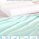 Cooling Comforter, Soft & Breathable Lightweight Blanket for Hot Sleepers, All-Season Cooling Blanket 90"x90" Queen Size, Green