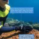 XUKER Water Gloves, 3mm & 5mm Neoprene Five Finger Warm Wetsuit Winter Gloves for Scuba Diving Snorkeling Surfing (Black, L)