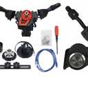 Obokidly Upgrade Type DIY Racing Simulator Steering Wheel Turn Signal Wiper Lever Switch For Logitech G27 G29 G920 G923 Logitech Thrustmaster T300 (Upgrade Type-For G27/G29, Black)