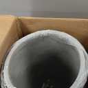 Kante 21.7" H Weathered Concrete Tall Planter, Large Outdoor Indoor Decorative Pot with Drainage Hole and Rubber Plug, Modern Round Style for Home and Garden