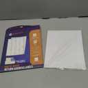 1/2" x 1-3/4", 25 Sheets, 2000 Return Address Labels for Laser & Inkjet Printers, Letter Size