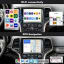 5GWiFi Upgrade Radio for Jeep Grand Cherokee 2014-2021, Dodge RAM 1500/2500/3500 2013-2018, Dodge Challenger Charger Durango 2015-2023, Touch Screen Car Stereo Carplay GPS (Only Fit 8.4inch Screen)
