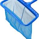 Swimming Pool Leaf Skimmer Net, Reinforced Frame Deep Rake Pool Cleaning Net Without Pole, Larger Capacity Fine Pool Nets for Cleaning, Easy Scoop Edge, Debris Pickup Removal