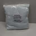 Nanspring Light Blue Linen Curtains 84 Inch Length 2 Panels Set for Living Room Rod Pocket Back Tab Light Filtering Window Drapes for Bedroom Dining Room Protect Privacy Modern Farmhouse Decor 52x84