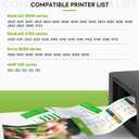 65XL Ink Cartridges High-Yield Replacement for HP Ink 65 XL HP65 HP 65 Ink Cartridges Black Color Combo Pack use with HP Envy 5055 5000 5052 Deskjet 3755 3700 3752 2600 2622 2652 Printers (2-Pack)